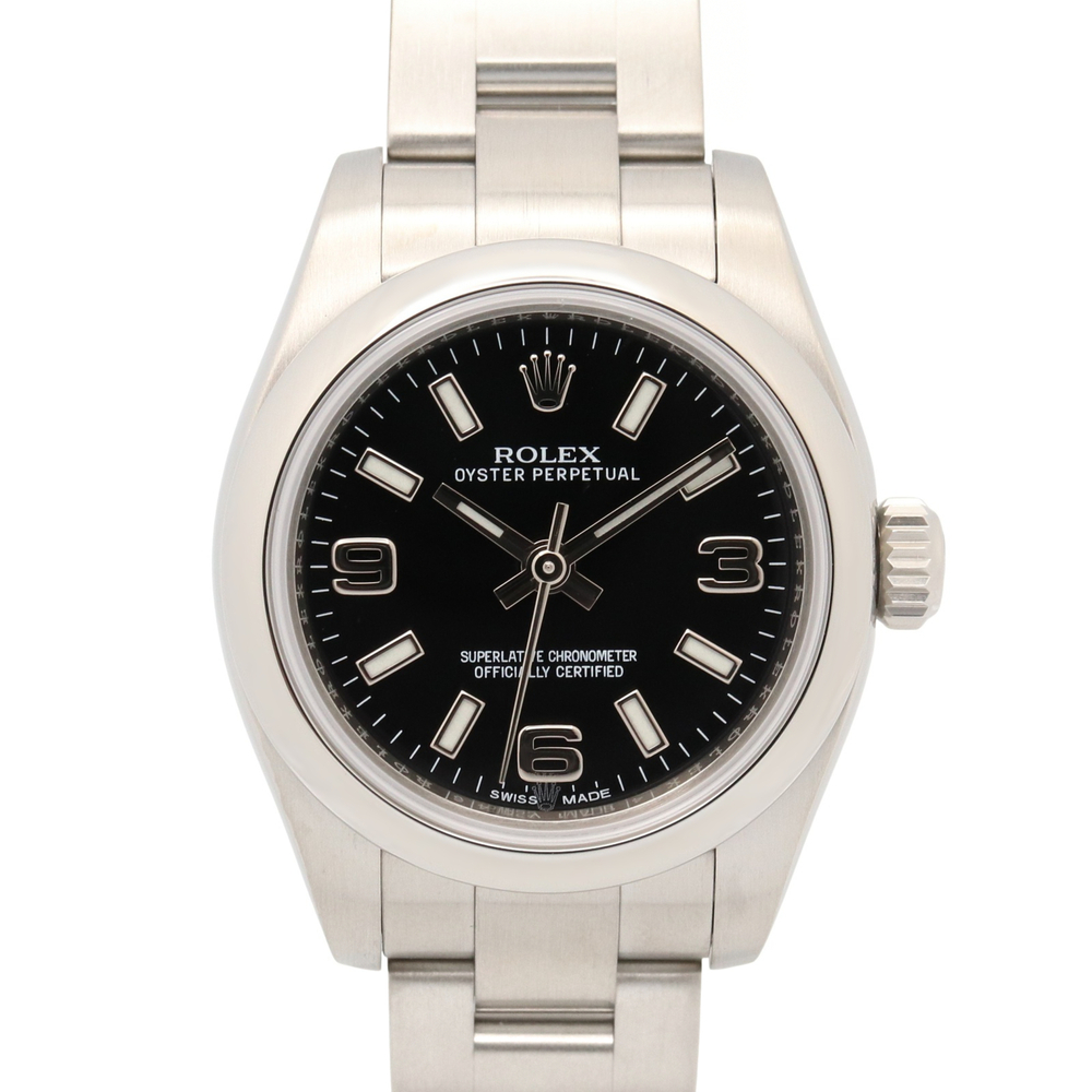 Rolex Oyster Perpetual Random Serial Number Watch, Stainless Steel, Ladies, B...